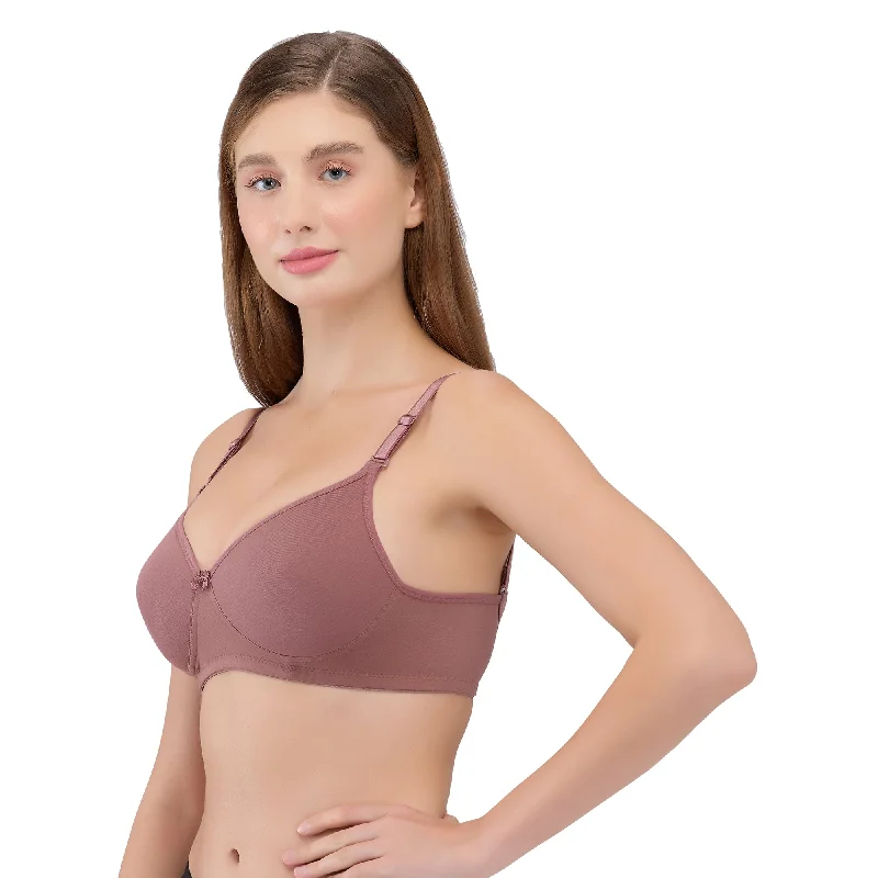 Padded Non Wired Bra Mauve