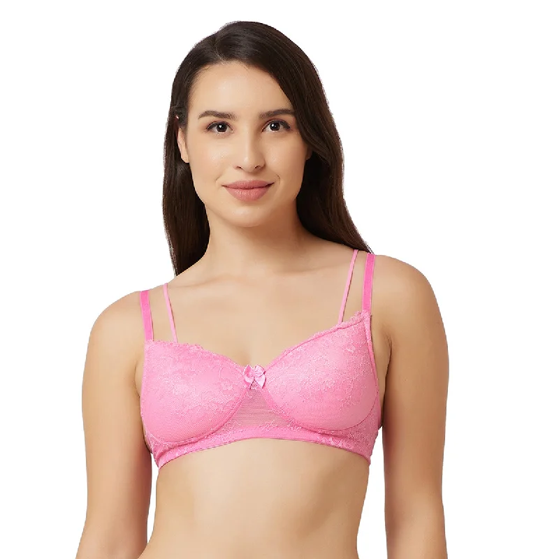 Padded Non Wired Bra Cotton candy