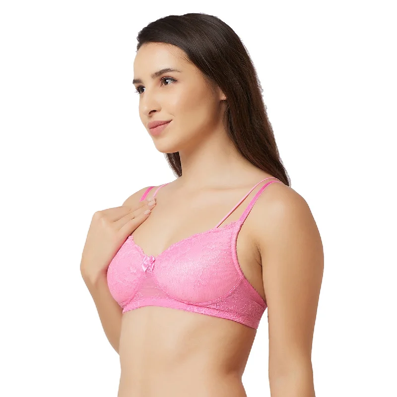 Padded Non Wired Bra Cotton candy