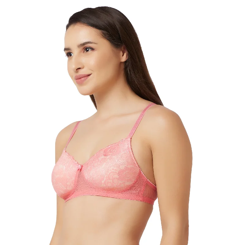 Padded Non Wired Bra Salmon Rose