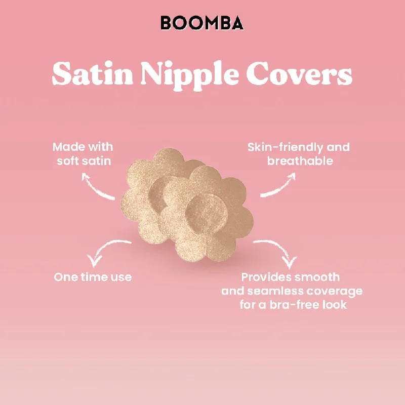 Satin Nipple Covers by BOOMBA