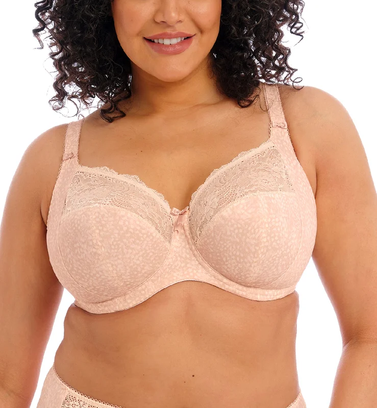 Elomi Morgan Stretch Lace Banded Underwire Bra (4110) - Cameo Rose