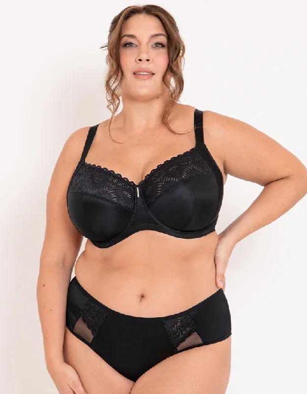 Adella Athena Full Cup Side Support Bra Black