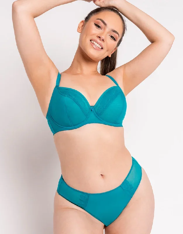 Curvy Kate Eye Spy Balcony Bra Turquoise