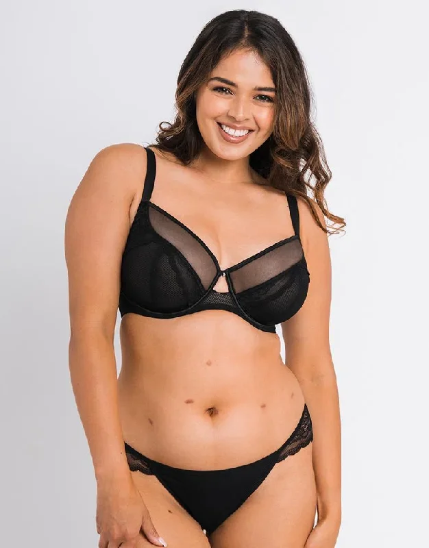 Curvy Kate Flutterby Plunge Bra Black