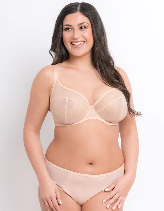 Flirtelle Hayley Plunge Bra Latte