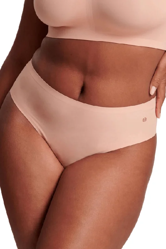 High-Waisted Thong - Blush