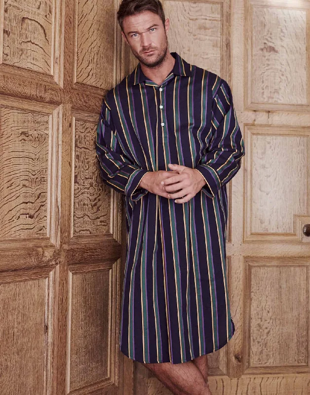 mens-cotton-nightshirt-malachite-regimental-satin-stripe