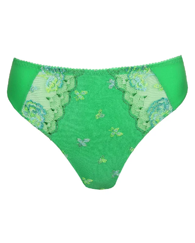 PALACE GARDEN LUSH GREEN THONG