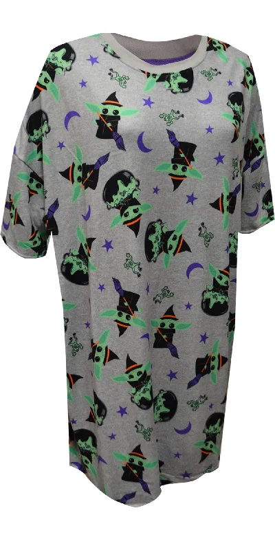 star-wars-mandalorian-grogu-ultra-soft-knitted-ladies-nightshirt